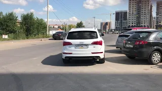 Звук выхлопа 3,0 TDi без задних банок