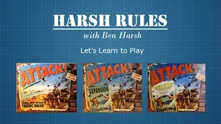 Harsh Rules - Let's Learn To Play ATTACK! by Eagle Games- Expansion Rules