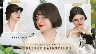 Authentic 1920s Hairstyles For Straight & Long Hair 👒 Vintage Flapper Hair