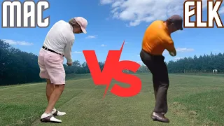 Mac O’Grady Versus Steve Elkington Golf Swing Comparison