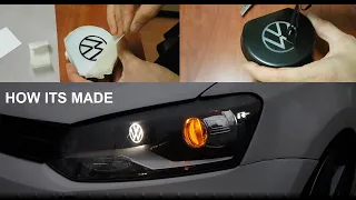 HOW IT'S MADE // VW POLO BI-XENON RETROFIT AND LED APPLICATION (R LINE LOGO)