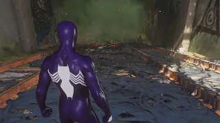 Marvel's Spider-Man 2 Free Roam with Purple Classic Symbiote Suit