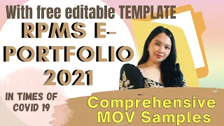 RPMS E-PORTFOLIO 2021 WITH COMPREHENSIVE SAMPLE MOVS