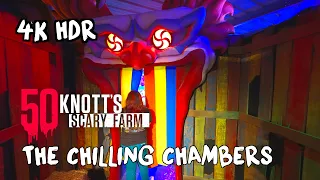 NEW The Chilling Chambers maze at Knott's Scary Farm 2023 [4K HDR]