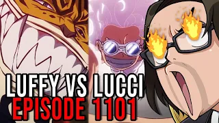 GEAR 5 LUFFY VS AWAKENED LUCCI FINALE | ONE PIECE Episode 1101 LIVE REACTION