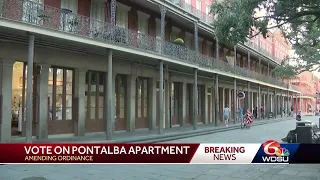 New Orleans City Council votes to amend ordinance for use of Pontalba apartments