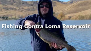 Large Mouth Bass and Trout fishing at Contra Loma Reservoir