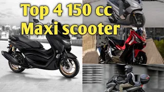 Top 4 150cc maxi scooter compare