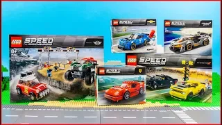 COMPILATION LEGO SPEED CHAMPIONS All 2019 sets - Speed Build for Collectors