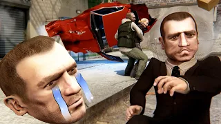 Niko: What did they do in the room? It pisses me off ! In traffic at a speed of 9999999！ - GTA4