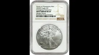 With Just 240K Minted, 2020 (P) American Silver Eagle Emergency Production Is The 2nd Rarest Issue