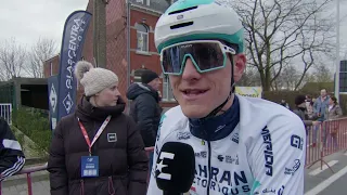 Matej Mohorič - Interview at the finish - Kuurne - Bruxelles - Kuurne 2024