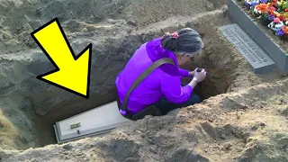 MOTHER DIGS UP HER SOLDIER SON’S GRAVE – WHEN SHE OPENS THE COFFIN, SHE LAUGHS AND SAYS: “I KNEW IT”