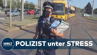 DRESDEN: Polizist droht Demonstrant mit Schußwaffengebrauch