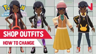 Where to Buy Outfits & Change Hairstyles in Pokemon Brilliant Diamond & Shining Pearl