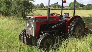 Topping with the Massey Ferguson 240