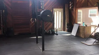 Joe Lemos heavy single back squat (285)-4/22/2020