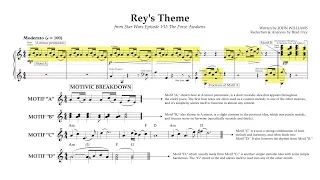 "Rey's Theme" - Star Wars VII: The Force Awakens (Score Reduction & Analysis)