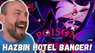 HAZBIN HOTEL BANGER! Poison (Lyric video) | Hazbin Hotel | Prime Video (REACTION!)