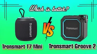 Tronsmart T7 Mini vs Tronsmart Groove 2 (New speaker line-up)