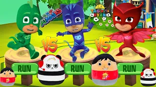 Tag with Ryan PJ Masks Catboy vs Gekko vs Owlette - All Characters Unlocked New Fans Costumes