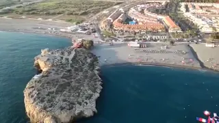 Paseo por playa de Salobreña