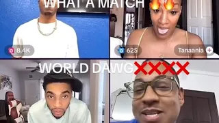 The most intense TikTok match World Dawg and Swiss vs Tanaania and Quite Perry