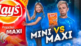 ЧЕЛЛЕНДЖ MiNi vs MAXi! Маленькое Против БОЛЬШОГО!