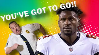 Antonio Brown and Security Guard Get Into It At Arena Football Game! - RR 190 - Presented by KYCA