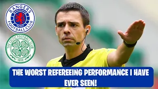 KEVIN CLANCY IS NOT FIT TO REFEREE SCOTTISH PROFESSIONAL FOOTBALL!