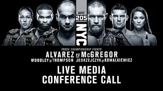 UFC 205: McGregor and Alvarez Talk