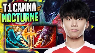 CANNA DOMIANTING WITH NOCTURNE! - T1 Canna Plays Nocturne Top vs Mordekaiser! | Season 11