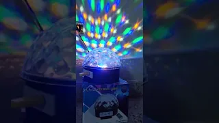 MEDIA BOLA DE BOLICHE Proyector Parlante Bluetooth Rgb Efectos