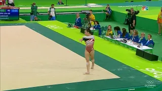 (NBC) Aly Raisman FX TF 2016 Olympics