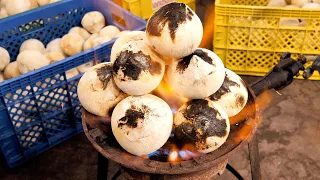 Can't take EYES off it!! Burning Coconuts and Interesting Fruits | Thai Street Food