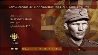 Mannerheimin-ristin ritarit nro 141-160