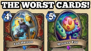 The TEN WORST CARDS from Whizbang's Workshop!