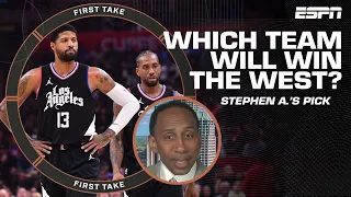 Stephen A. has his eyes on the Clippers winning the West 👀🏆 | First Take