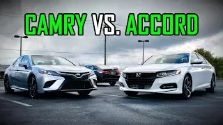 2018 Honda Accord Sport vs. 2018 Toyota Camry SE: Faceoff Comparison