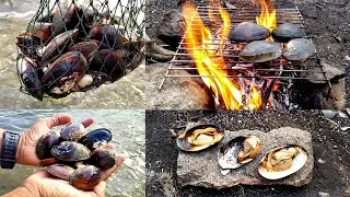 outdoor | catch and cook | Freshwater Mussel cooking | Duck Mussel | Anodonta anatina