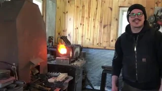 Forging a Canister Damascus Kitchen Knife with Cody Myers, Part 1