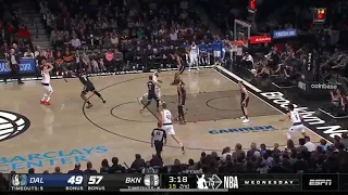 Luka Doncic scored 4 straight buckets (10 pts) against the Nets in the 2nd qtr