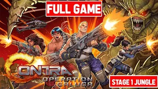 Contra Operation Galuga Stage 1 Full Gameplay