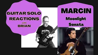 GUITAR SOLO REACTIONS ~ MARCIN ~ Moonlight Sonata