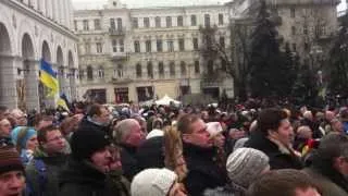 19 Января 2014 - гимн митингующих на Майдане