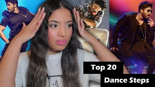 ALLU ARJUN TOP 20 DANCE STEPS Reaction - WOW