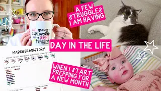 MONTHLY GOAL PROCESS | DAY IN THE LIFE VLOG