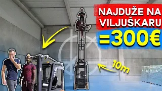 NAJDUŽE NA VILJUŠKARU = 300€