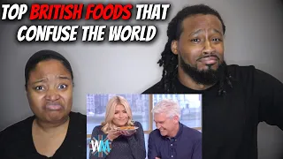 🇬🇧 American Couple Reacts "Top 10 British Foods That Confuse the Rest of the World"