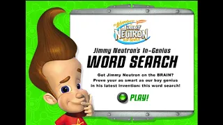 The Adventures of Jimmy Neutron Boy Genius: Jimmy Neutron's In-Genius Word Search